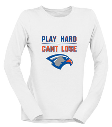 Volunteer Falcons Play Hard, Can't Lose Women's LS T-Shirt
