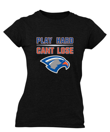 Volunteer Falcons Play Hard, Can't Lose Women's SS T-Shirt
