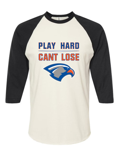 Volunteer Falcons Play Hard, Can't Lose Women's Baseball T-Shirt
