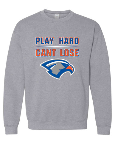 Volunteer Falcons Play Hard, Can't Lose Men's Sweatshirt
