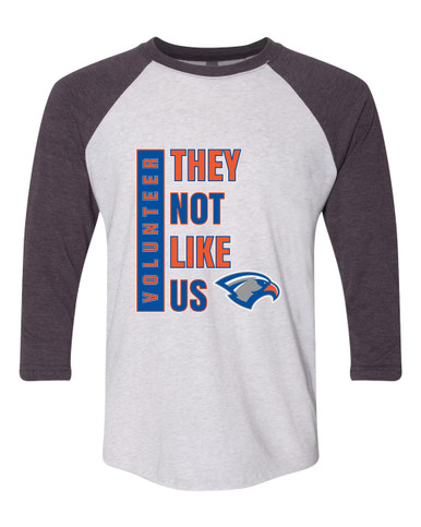 Volunteer Falcons They Not Like Us #1 Men's Baseball T-Shirt