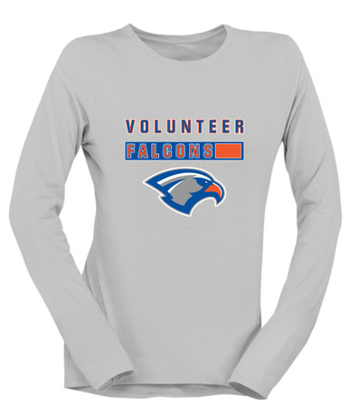 Volunteer Falcons Mascot #7 Women's LS T-Shirt
