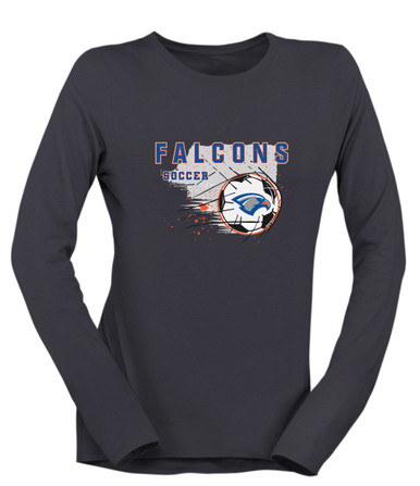 Volunteer Falcons Soccer #2 Women's Premium LS T-Shirt