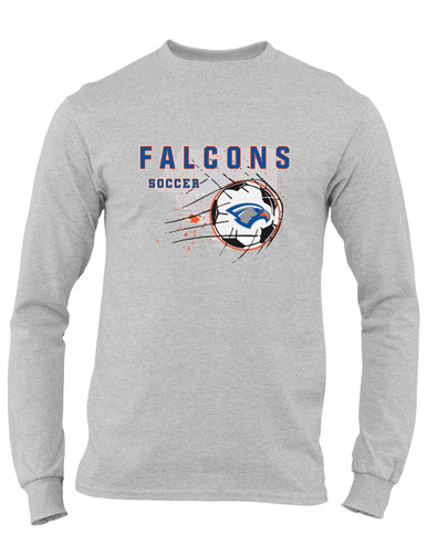 Volunteer Falcons Soccer #2 Men's LS T-Shirt