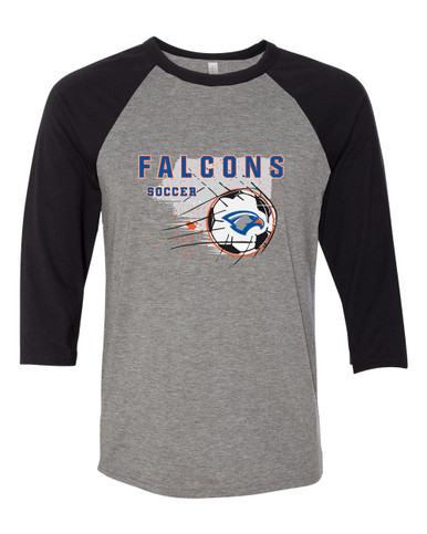 Volunteer Falcons Soccer #2 Men's Baseball T-Shirt