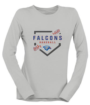 Volunteer Falcons Baseball #2 Women's Premium LS T-Shirt