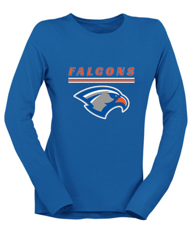 Volunteer Falcons Mascot #8 Women's Premium LS T-Shirt