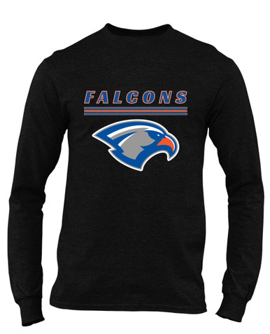 Volunteer Falcons Mascot #8 Men's LS T-Shirt