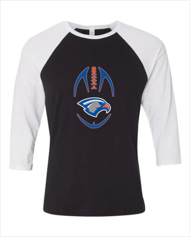 Volunteer Falcons Football #4 Women's Baseball T-Shirt