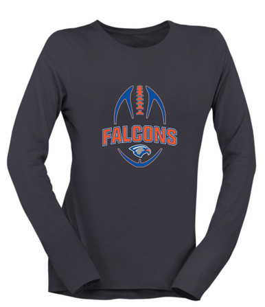 Volunteer Falcons Football #5 Women's Premium LS T-Shirt