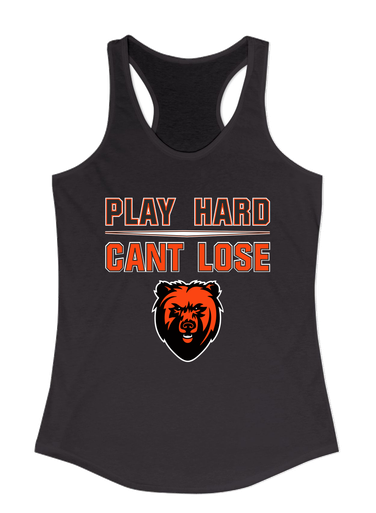 California Grizzlies Play Hard, Can't Lose Women's Tank Top