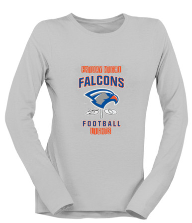 Volunteer Falcons Football #6 Women's LS T-Shirt