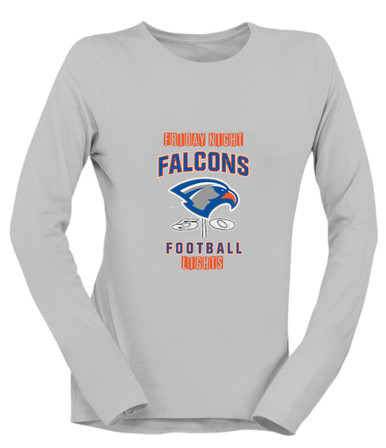 Volunteer Falcons Football #6 Women's Premium LS T-Shirt