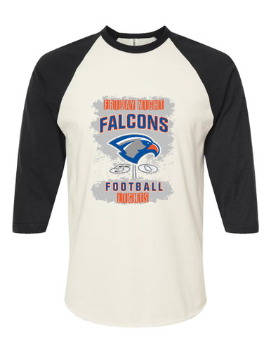 Volunteer Falcons Football #6 Men's Baseball T-Shirt