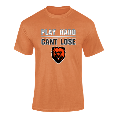 California Grizzlies Play Hard, Can't Lose Men's SS T-Shirt