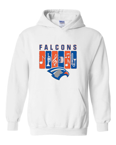 Volunteer Falcons Band # 2 Men's Hoodie