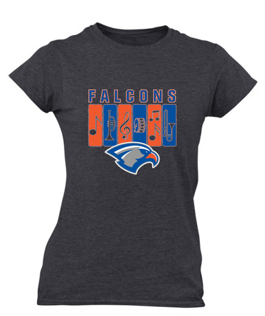 Volunteer Falcons Band # 2 Women's SS T-Shirt