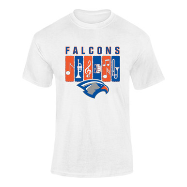 Volunteer Falcons Band # 2 Men's SS T-Shirt