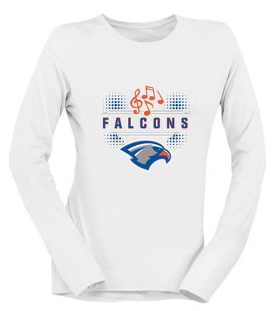 Volunteer Falcons Band # 3 Women's LS T-Shirt