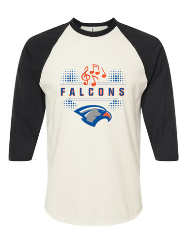 Volunteer Falcons Band # 3 Women's Baseball T-Shirt