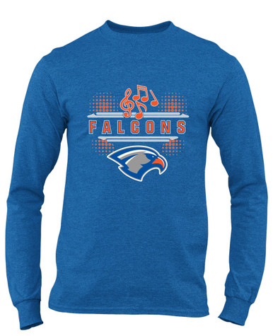 Volunteer Falcons Band # 3 Men's LS T-Shirt