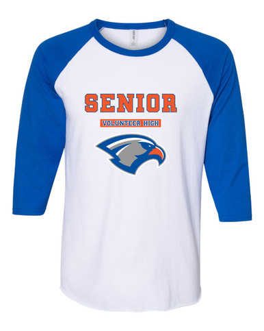 Volunteer Falcons Senior #2 Women's Baseball T-Shirt