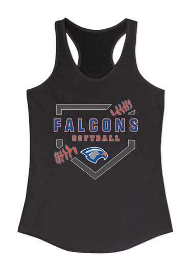 Volunteer Falcons Softball #2 Women's Tank Top