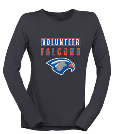 Volunteer Falcons Mascot #9 Women's Premium LS T-Shirt