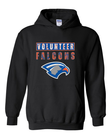 Volunteer Falcons Mascot #9 Men's Hoodie