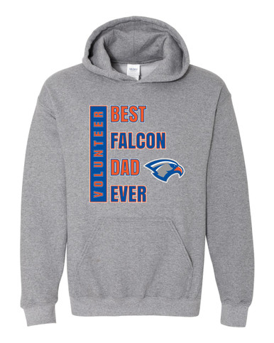 Volunteer Falcons Best Falcon Dad Men's Hoodie