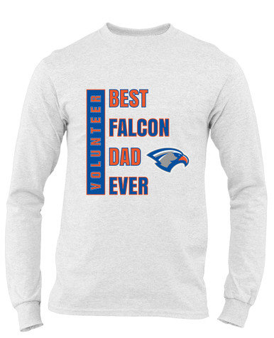Volunteer Falcons Best Falcon Dad Men's LS T-Shirt