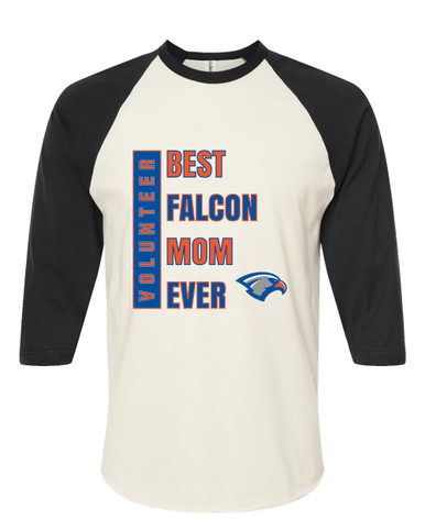 Volunteer Falcons Best Falcon Mom Women's Baseball T-Shirt