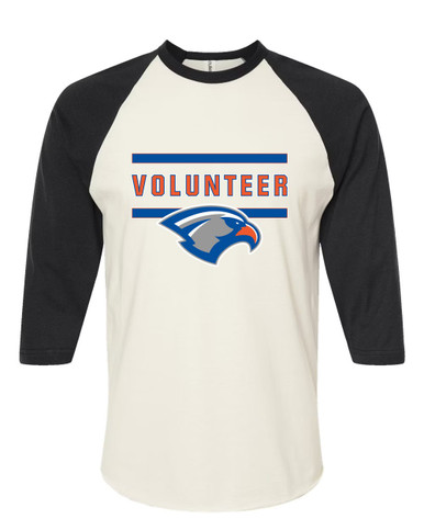 Volunteer Falcons Mascot #4 Women's Baseball T-Shirt