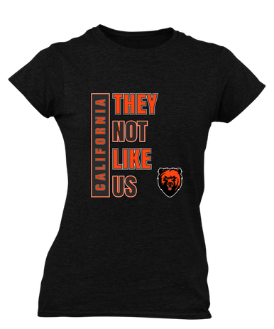 California Grizzlies They Not Like Us #1 Women's Premium SS T-Shirt