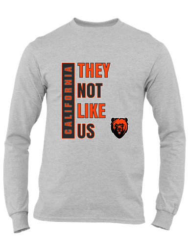 California Grizzlies They Not Like Us #1 Men's LS T-Shirt