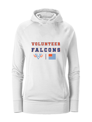 Volunteer Falcons V Wings Spirit Flag Women's Hoodie