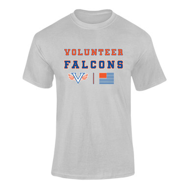 Volunteer Falcons V Wings Spirit Flag Men's Premium SS T-Shirt