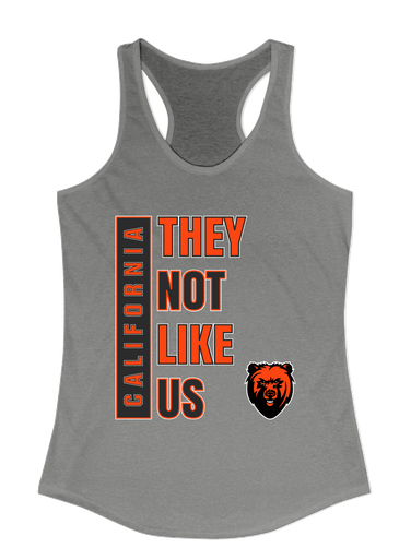 California Grizzlies They Not Like Us #1 Women's Tank Top