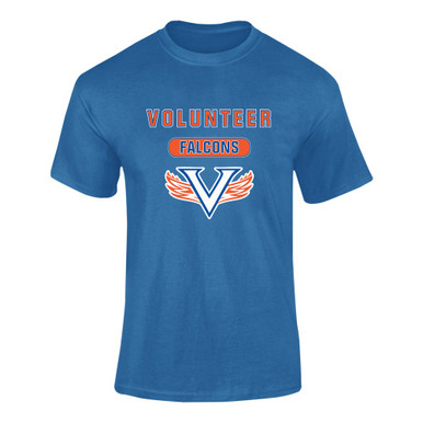 Volunteer Falcons V Wings Mascot #3 Men's SS T-Shirt