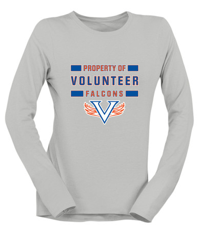 Volunteer Falcons V Wings Property Of Women's Premium LS T-Shirt