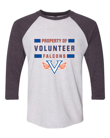 Volunteer Falcons V Wings Property Of Men's Baseball T-Shirt