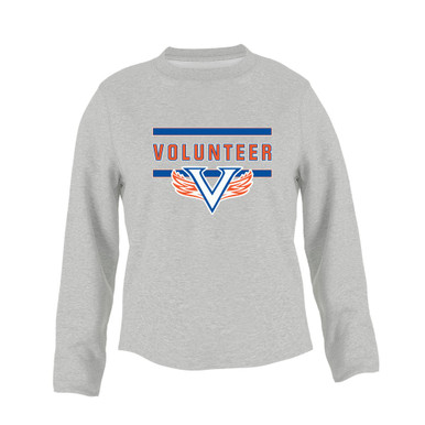 Volunteer Falcons V Wings Mascot #4 Women's Sweatshirt