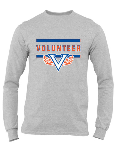Volunteer Falcons V Wings Mascot #4 Men's Premium LS T-Shirt