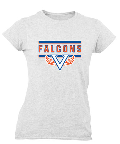 Volunteer Falcons V Wings Mascot #5 Women's SS T-Shirt