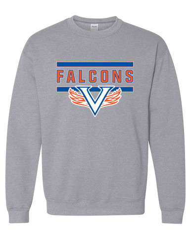 Volunteer Falcons V Wings Mascot #5 Men's Sweatshirt