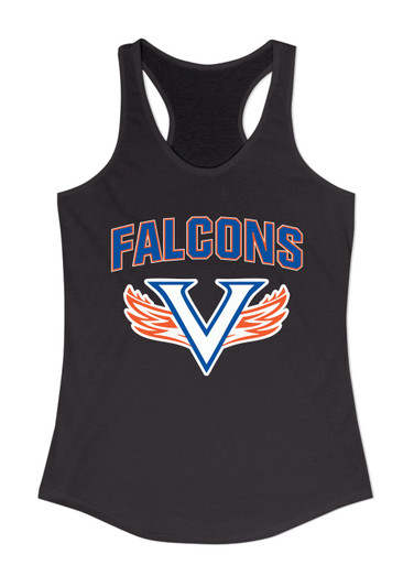 Volunteer Falcons V Wings Mascot #6 Women's Tank Top