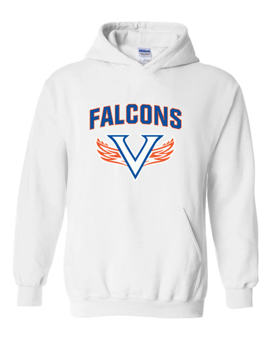 Volunteer Falcons V Wings Mascot #6 Men's Hoodie