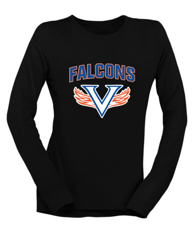 Volunteer Falcons V Wings Mascot #6 Women's Premium LS T-Shirt