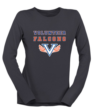 Volunteer Falcons V Wings Spirit Women's Premium LS T-Shirt