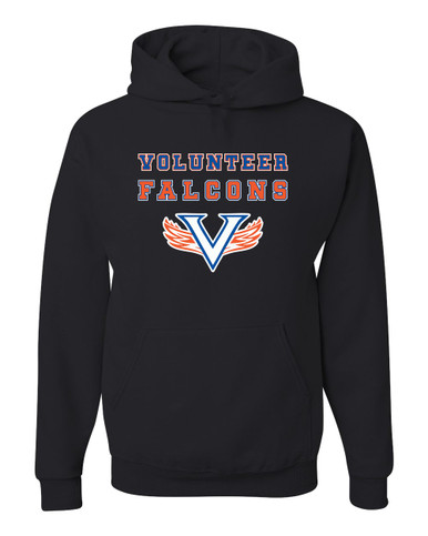 Volunteer Falcons V Wings Spirit Men's Premium Hoodie